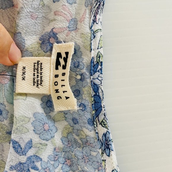 Billabong BNWT Field Day Women's Wrap Dress Medium - Picture 8 of 10